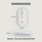 Logitech Pebble Mouse 2 M350s Slim Bluetooth Wireless Mouse  Portable  Lightweig
