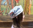 Vintage Cotton Candy Soda Jerk Hat Grocery General Store Circus Carnival Rare  