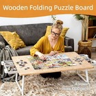 Folding 1000-piece Puzzle Table With 4 Drawers  Multi-functional Portable Desk