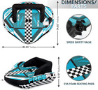 Heavy-duty Inflatable Towable Booster Tube - Two Person Water Tube Boating Float