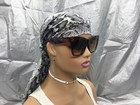 Large Oversized Designer Brown Retro Style Cat Eye Cats Eyes Sunglasses Freegift