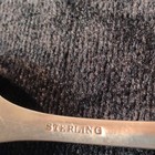 Antique Sterling Silver Teaspoon Fiddle   Thread Pattern 20g 5-7 8  Monogram L
