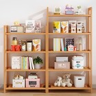 4-tier Bamboo Storage Shelf  Heavy-duty Freestanding Organizer