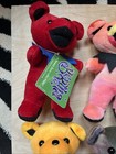 Grateful Dead Bean Bear Collection Series 1 Complete Set Liquid Blue W tags