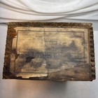 1922 Prohibition Era Wood Ad Box Only Us Industrial Alcohol For Non-beverage Use