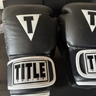 Title Black Boxing Gloves