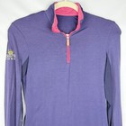 Kastel Denmark Performance Riding Sun Shirt Women s S 1 4 Zip Ls Blue Pink