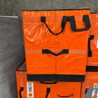 Lot Of 4 Premium Amazon Courier Delivery Current Style Tote Bags 28x24x20 Orange