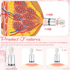 8 Pieces Nipple Suction Cups Nipple Corrector Sucker Nipple Pullers Aspirator Wo