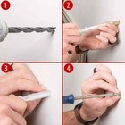 50 Toggler Wall Anchors W  Screws Heavy Duty 3 16  Snap Toggle Bolts 24013