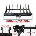 800mm Rake Attachment For Mini Excavator 1-3ton Digger 9 Teeth Usa Free Shipping