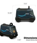Amazon Delivery Van Ride On Toy For Kids  Blue Toddler Ride On Toy For Ages 2 