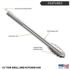 Rada Cutlery 12  Heavy-duty Tongs B314  2-pack