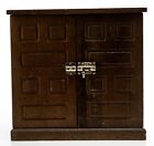 Vintage Asian Japanese Tansu Jewelry Box Cabinet Drawers 10x11x6in 7lbs Wood