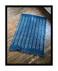West African Hand Made Indigo Dyed Cloth Fabric Remnant  2