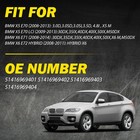 Interior Door Panel Handle Pull Trim Cover For Bmw X5 E70 X6 E71 E72 2008-2014