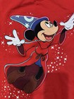 Walt Disney World Sorcerer Mickey 2025 Long Sleeve Red Jersey New Size Medium