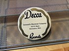 Decca Records Advertising Record Cleaner Leonards Electrical Co - Birmingham  Mi