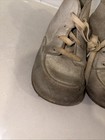 Vintage Hard Sole Baby Shoes White Antique