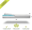 Organic Cotton Dual-sided Mini Crib Mattress  38x24x3 Premium Memory Foam 2-stag