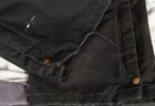 Carhartt R41 Blk Duck Zip-to-thigh Bib Men s Overalls 46 X 32 Vintage