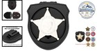 Police Badge Holder Leather Universal 2 7 Inch For Sheriff With Clip Chain