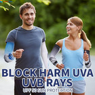 4 Pares De Mangas De Brazo Para Hombres Y Mujeres Proteccion Solar Uv Brazos 