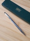 Vintage 2002 Cross Century Classic Chrome Ballpoint Pen W  Green Box Black Ink