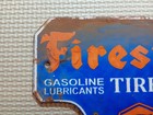 Vintage Firestone Tires Porcelain Enamel Metal Sign 6  X 5  Inch