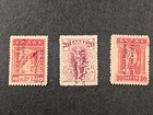 Greece Turkey 1912  n109  N117  N128 All Mint Hinged One Has Double Overprint 