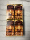  4  Rare Vintage 1992 Classic Gold Lamp Battery Operated Plastic New Nos  