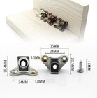 L Shape Butterfly Corner Brace Bracket Connector Removable Corner Code Support