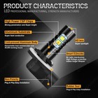 Usa  2 Super Bright Led Headlamp Bulbs For Polaris Rmk 600  700  800  2000-2001