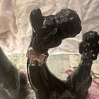 3 Vintage  Fancy  Poodle Dog Figurines    
