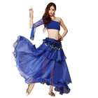 Women Belly Dance Costume Top Belt Dance Set Party Bollywood Carnival Outfits