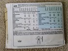 Mccall s Sewing Pattern 6245 Misses Dress Or Top Button Front Sizes 4-20 Vtg Uc