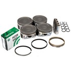 Pistons And Rings Fit 04-13 Subaru Impreza Wrx Legacy 2 5l Dohc Ej255