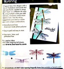 Dragonfly Color Layering Clear Stamp Set By Hero Arts Cm326 Faith Sympathy New 