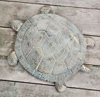 Cast Iron Antique Style Nautical Turtle Stepping Stone Garden Step Pond Pool 