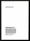 Vintage 2004 Motorola Headset User Guide  Manual- Motomanual Hs850
