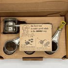 Vintage French Mouli Triple Rotary Grater Shredder Slicer Original Box   Insert