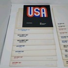 Vintage Lot Of 19 Usps Mint Sets Of Us Commemorative Stamps 1971-1981