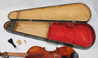 Antique 1800 s Custom Appalachia 4 4 Violin Fiddle With Wood Case
