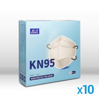 100 Kn95 Disposable Face Masks 5 Layers Filters 95   Of Pfe   Bfe 