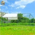 20 13 10ft Walk-in Metal Chicken Coop Poultry Cage Pet House W chicken Run Cover