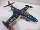 Navy Panther F9f Jet Fighter-friction Works -all Tin -japan-13  Wing Spain