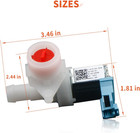 W10212598 Washer Inlet Valve For Whirlpool And Kenmore Washer  Parts Ap6017175 W