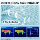 Le Sure Cooling Blanket For Medium Dogs Green 30x40 Washable Self Cooling Pet
