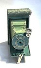 Rare Eastman Kodak  Green Vest Pocket Hawkeye Folding Camera Vintage
