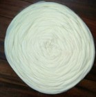 Art Class Wool Roving 30lbs Roll Natural White Wool Top Fiber Spinning  Felting 